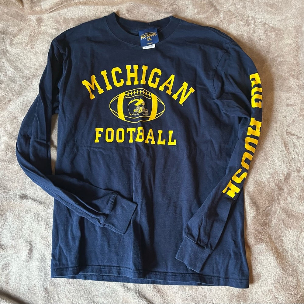 Michigan football longsleeve tshirt